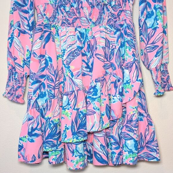 Lilly Pulitzer Cristiana Stretch Dress in Lilac Rose - Picture 8 of 14